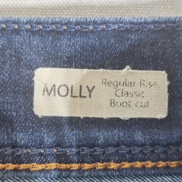 Mavi Jeans Molly women's size 26 indigo blue regular rise classic bootcut - Picture 7 of 14